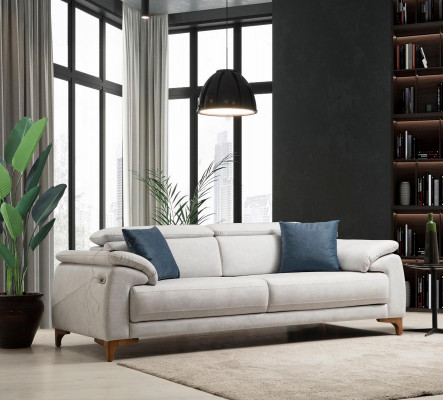 Dräisëtzer Sofa Couch Wunnzëmmer Luxus Polstersofa Design Modern Miwwel Neit