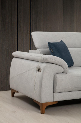 Dräisëtzer Sofa Couch Wunnzëmmer Luxus Polstersofa Design Modern Miwwel Neit
