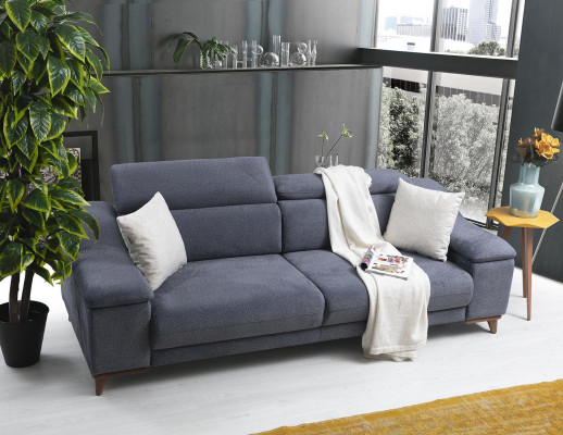 Sofagarnitur Set Komplett Modern Wunnzëmmer Textil Canapé Luxus Polstermöbel