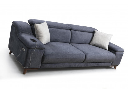 Dreisëtzer Canapé Sofa Wunnzëmmer Polsterméibelen Textil Modern Méibel Nei