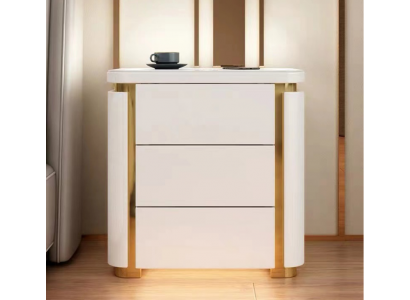 Design Nuetsdësch. Konsol Metallschimmer Dëscher Konsolen Schlofzëmmer