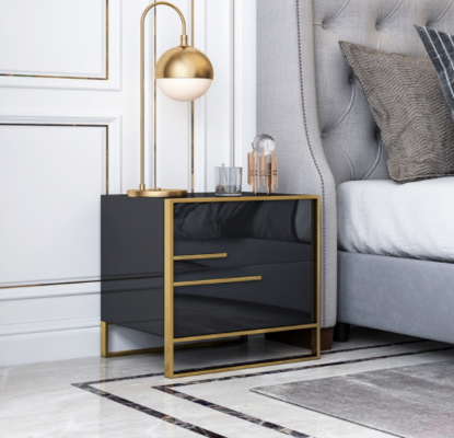 Nuecht Dësch Konsole Säitentisch Schlof Holz Design Zëmmer Dëscher Konsolen