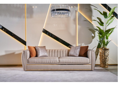 Luxus Dräisotzer Canapé 3 Sëtzer Canapéën Design Modern Design Miwwelen Nei