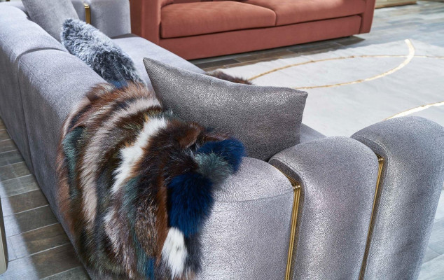 Luxus Zesummesetzung Set 2tlg Sofa 3 Sëtzer Dësch Sofa Sofas Fauteuil Nei