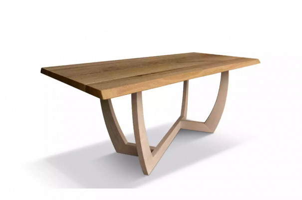 Iesszëmmer Iessdësch 180cm Holz Kichendësch Dësch 90x180 brong modern
