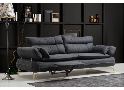 Dreiplatze-Sofa Polsterméobil Stoff Sofen Sofa Designer Ariichtung
