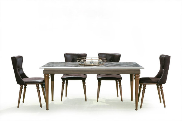 Iessdësch Dësch Holz 180x100 Iesszëmmer brong Iessdëscher Dëscher Miwwelen Nei