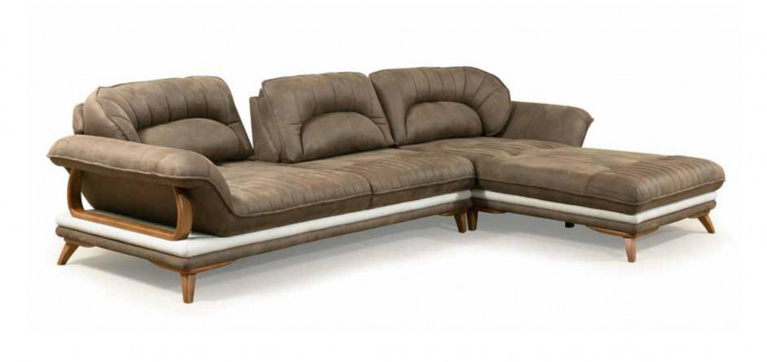 Eckcouch Wunnlandschaft Polster Ecksofa Garnitur Luxus Sofen L Form