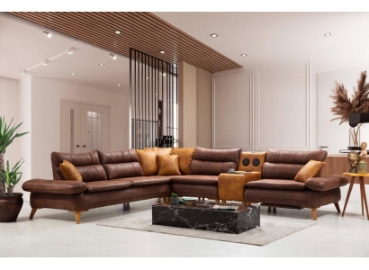 Multifunktioun Canapé Wohnlandschaft Elektronesch Sofa Miwwelen Toun Lieder
