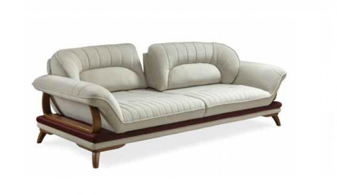 Luxus Garnitur Set Sofagarnitur 3+3+1 Sëtzer Sofa Sessel 3tlg. Sets