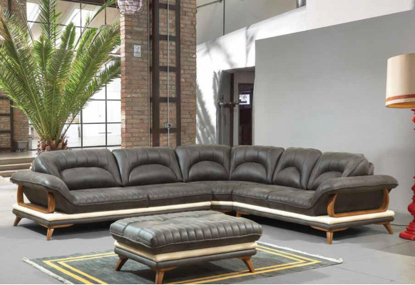 Canapé eckeg L-Form Sofa Canapé Couchage Sofalandschaft Stoffsofa