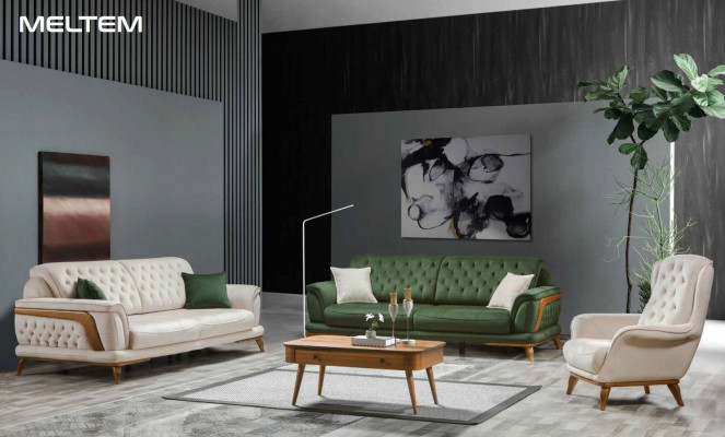 Fotell Luxus Design Miwwelen Klassësche Stil Design Textil Wunnzëmmer