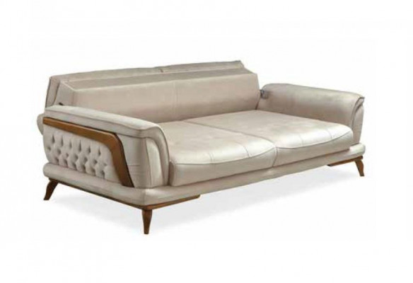 Couch Sofa Klassesche Stil Canapéen Drësëtz Sofa Miwwelen 3 Sëtzplazen
