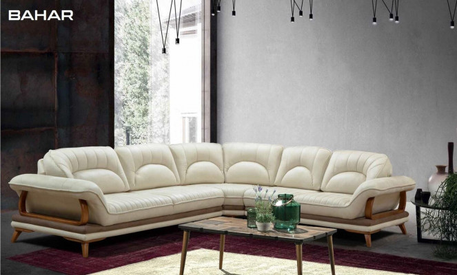 Design Stoff Canapé Eckform L-Form Canapé Design Polster Klassesch Eckgrupp.