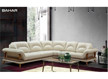 Design Stoff Canapé Eckform L-Form Canapé Design Polster Klassesch Eckgrupp.