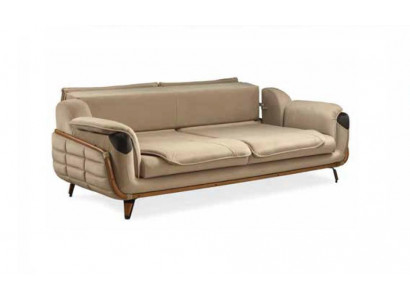 Sofa 3 Sëtzer Klassesch Couche Luxus Miwwelen Sofas Couch Stoff