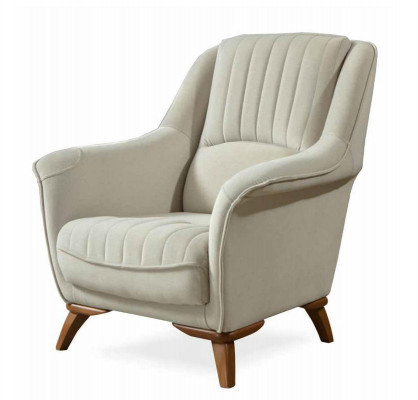 Sëtz Klassesch Design Wunnzëmmer Polstersëtz Relax Wäiss