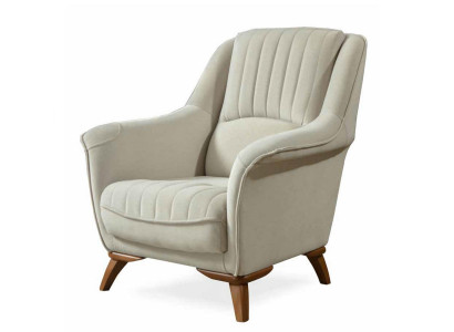 Sëtz Klassesch Design Wunnzëmmer Polstersëtz Relax Wäiss