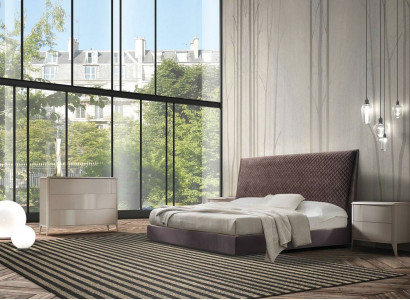 Bett  Bettdecken  Doppelbett  Schlofzëmmer  Këssen  180x200cm  Italienesch Miwwelen