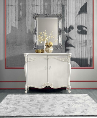 Design Klassesch Kommode Kommoden Holz Anrichte Modern Sideboard Héich Schaf