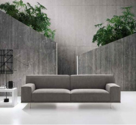 Soffagarnitur 3+1 Sëtzer Textil Relax Set Design Sofaen Polster Couchen alfitalia