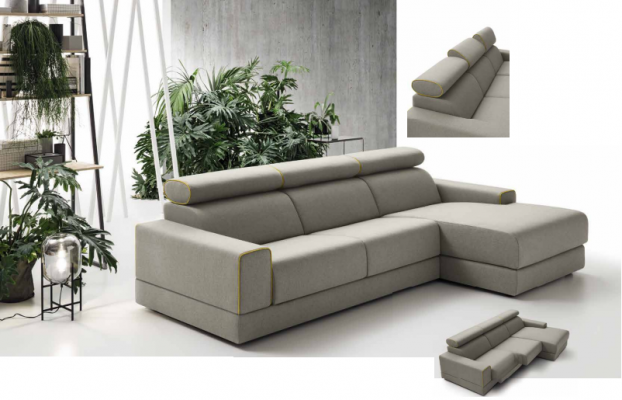 Opluedstatioun Eckcouch Sofa Couch Sofas Couchen Garnitur Miwwelen Stoff alfitalia Nei