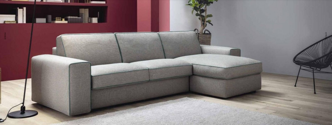 Modernen Luxus Eck Textil Holz Sofa L-Form alfitalia Design Polster Wunnzëmmer