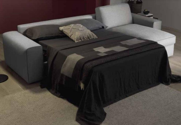 Modernen Luxus Eck Textil Holz Sofa L-Form alfitalia Design Polster Wunnzëmmer