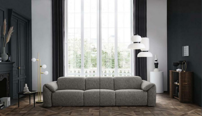 Canapé 3-Plaz Stoffkanapé Couch Wunnlandschaft Polstersofa Loungekanapé Dräisëtzer Nei