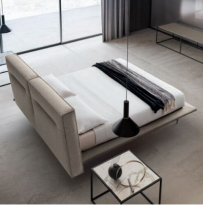 Design Holzmassiv Lieder Better 200x200cm Bett Schlofzëmmer Hotel Better Duebel