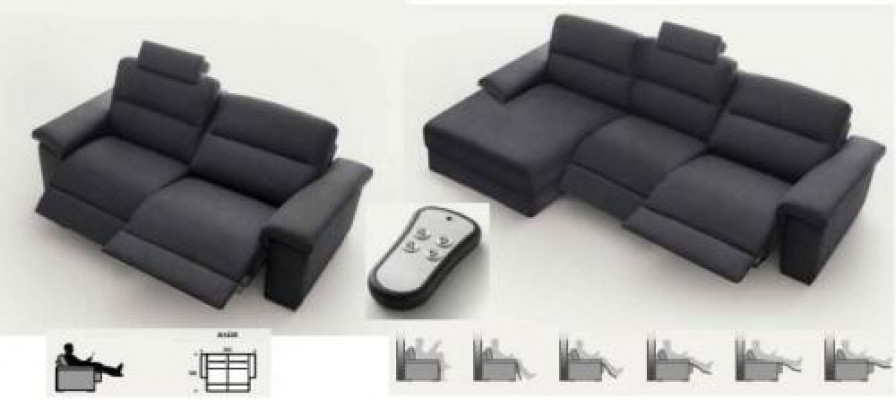 Sofa 3 Sëtzer Sofasen Sëtz Couche Polster Sofa Modern Couchen Dräisëtzer Textil Nei