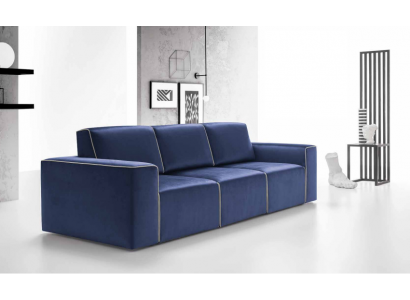 Dreisëtzer Canapé Polster Design Sofa Modern 3 Sëtz Sofas Zëmmer Miwwelen alfitalia