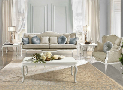 Barock Rokoko Sofagarnitur 3+2 Sitzsätz Set Canapéë Polster Couchë Textil Canapé Nei
