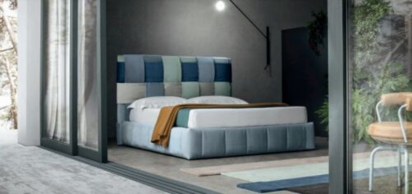 Modern Luxus Better Polster Textil Héichwäertegt Schlofzëmmer Bett Italien Miwwelen