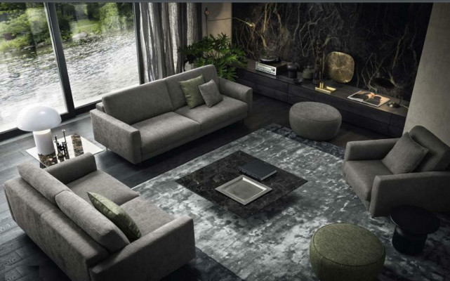 Luxus Miwwelen Wunnzëmmer Sofaen Sofa 3-Sëtzer Modern alfitalia Couche Italien Neit