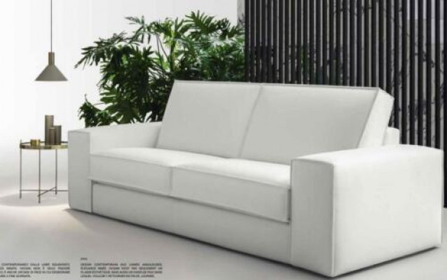Sofa 3-Sëtz Sofa Couch Polster Lounge Club Couchen Sofas Design Miwwelen Italienesch