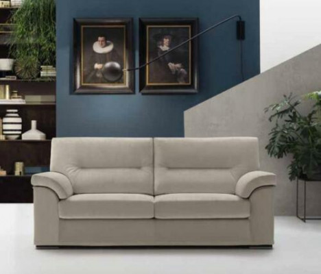 Wunnzëmmer Couchesofa Polster 3-Sëtzer Schlofcouch Schlofssofa Bettfunktioun Büro