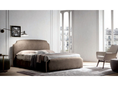 Luxus Duebel Schlofzëmmer Textil Better 200x200 Bett Polsterbett Italien Miwwelen