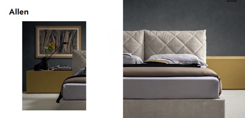 Designerbett Stoff Hotel Holz Better Duebel Schlofzëmmer Luxus Modern Italienesch
