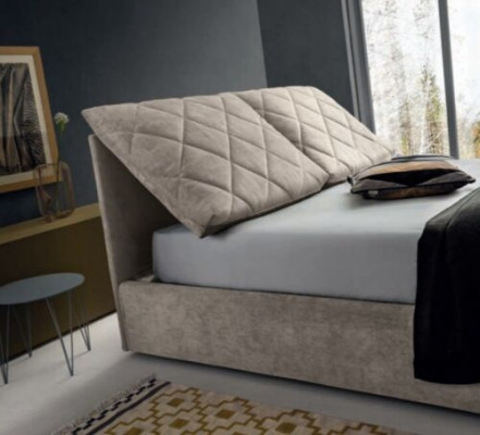 Designerbett Stoff Hotel Holz Better Duebel Schlofzëmmer Luxus Modern Italienesch