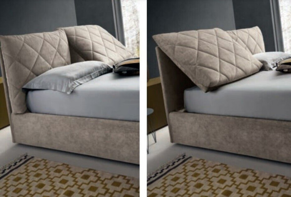 Designerbett Stoff Hotel Holz Better Duebel Schlofzëmmer Luxus Modern Italienesch