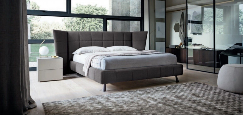 Luxus Design Bett Better 160 x 200cm Dubai Duebel Hotel Holz Schlofkummer Bett