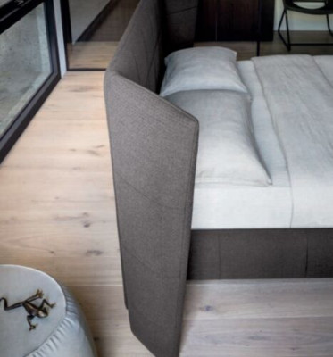 Luxus Design Bett Better 160 x 200cm Dubai Duebel Hotel Holz Schlofkummer Bett