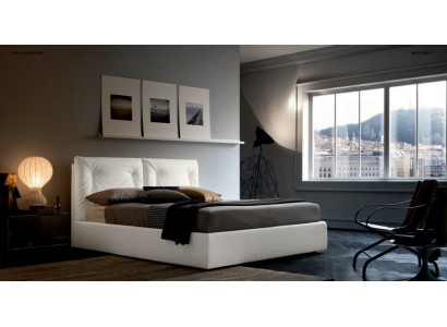 Luxus Better Schlofzëmmer 160 x 200 cm Design Textil Bett Polsterduebel Hotel