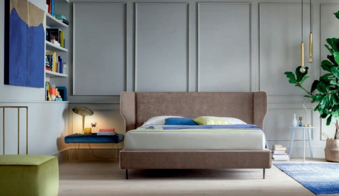 Schlofzëmmer Luxus Bett Design Holz Bett Better 180x200cm Better Duebel Hotel