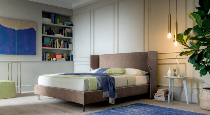 Schlofzëmmer Luxus Bett Design Holz Bett Better 180x200cm Better Duebel Hotel