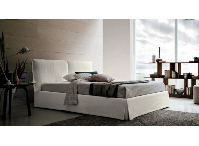 Luxus Duebel Hotel Better 120x200 Schlofzëmmer Wäiss Textil Bett Polster Design