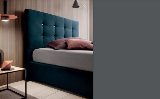 Design Better Schlofzëmmer Textil 180x200cm Bett Polster Luxus Duebel Hotel Nei