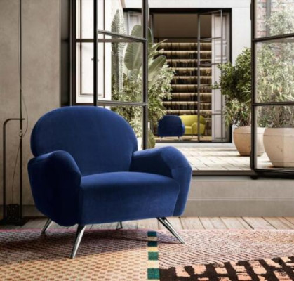 Canapé Couchage Gepolsterten Stull Modern Zäiteméisseg Polster Fotell Italienesch 1-Platz