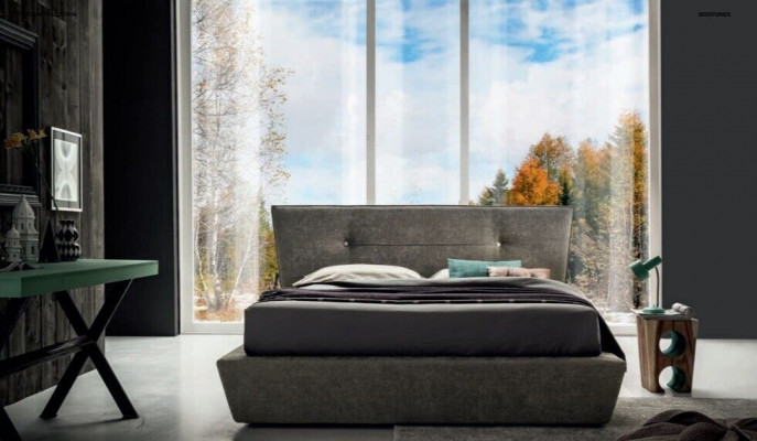 Designer Bett Schlofkummer Lieder Stoff Hotel Luxus Samett Polster